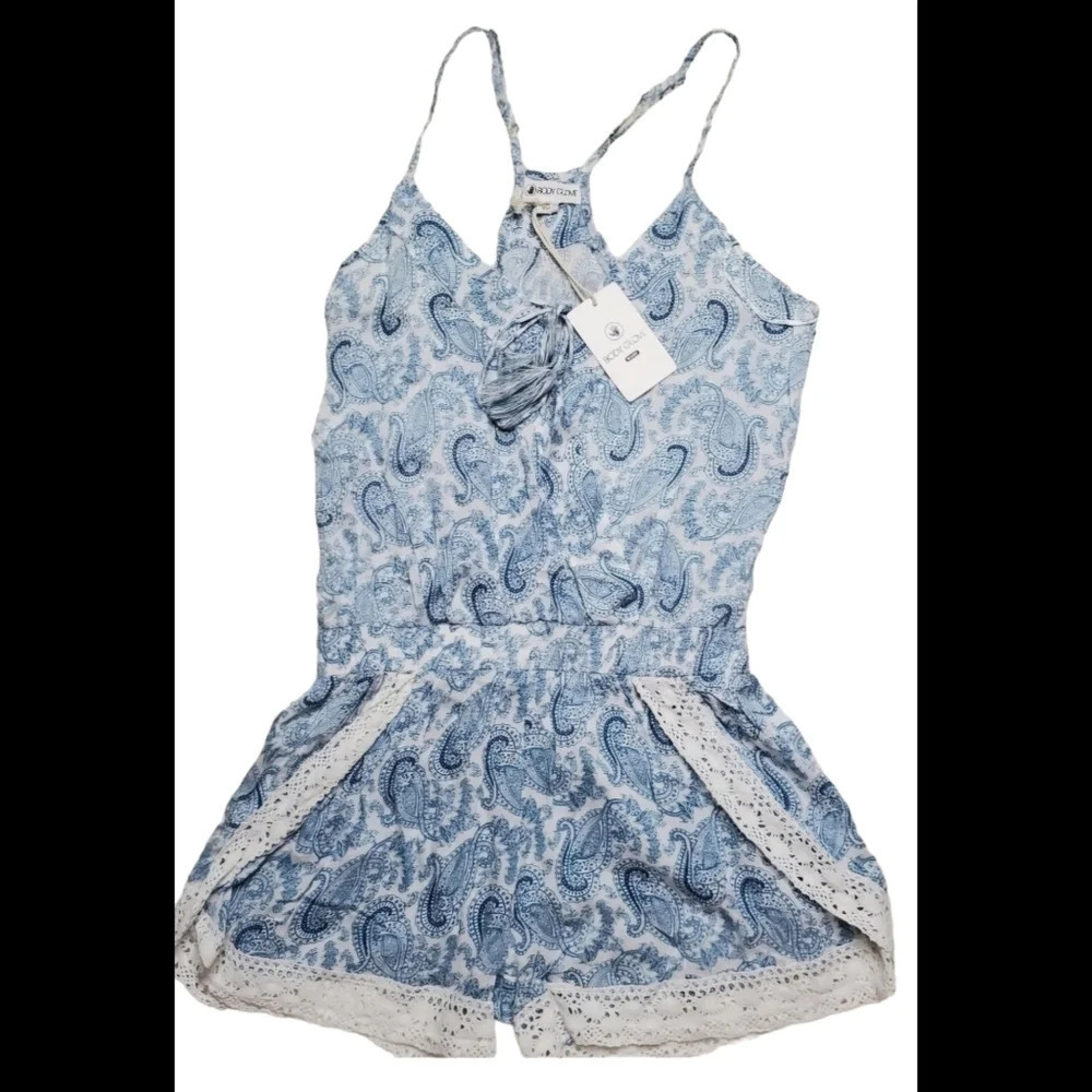 Body Glove Blue Lace Romper